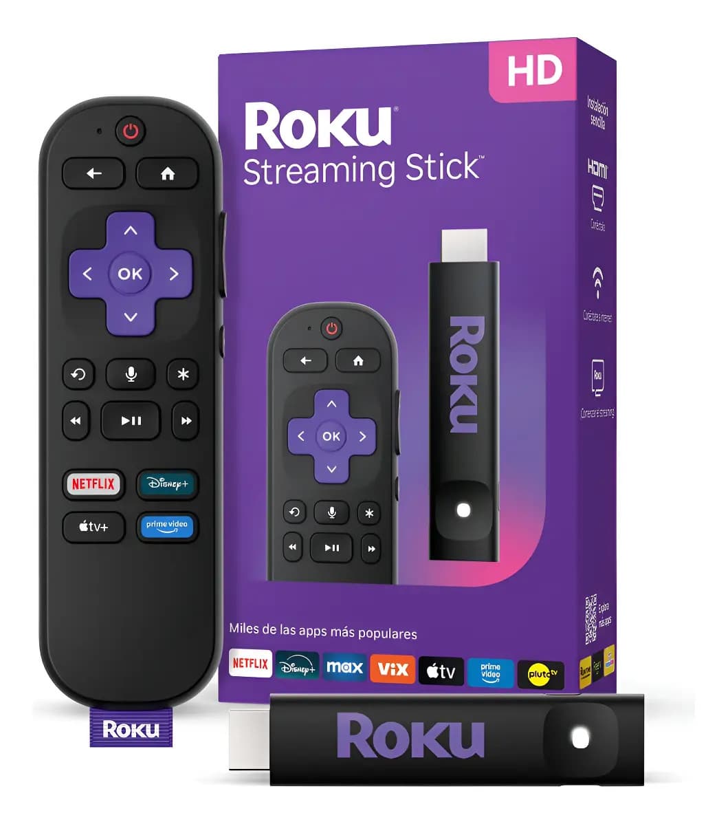 Roku Streaming Stick Negro De Voz