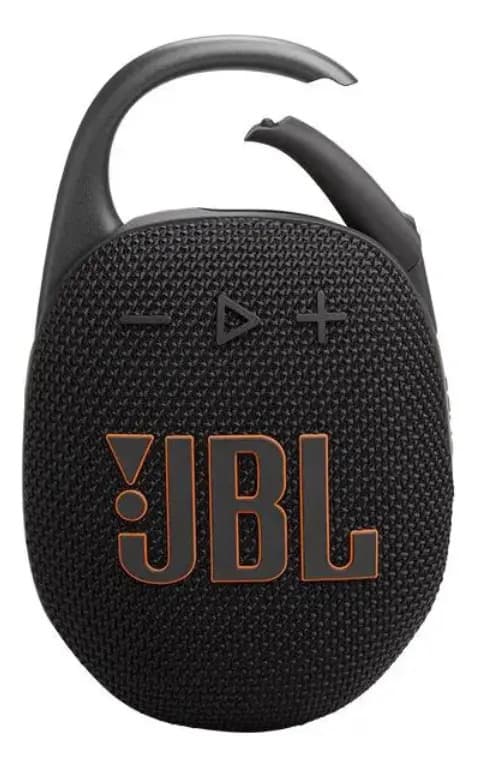 Bocina JBL Audio Clip 5 Clip 5 portátil con bluetooth waterproof negra