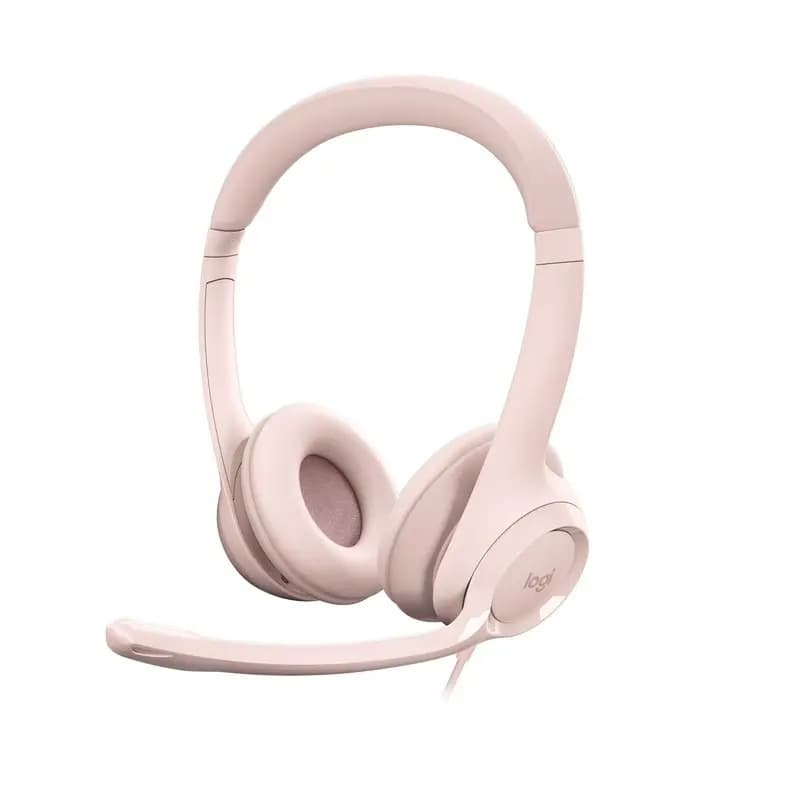 Auriculares Usb Logitech H390 Para Computadora 20 Hz - 20 Kh Color Rose Color de la luz NA