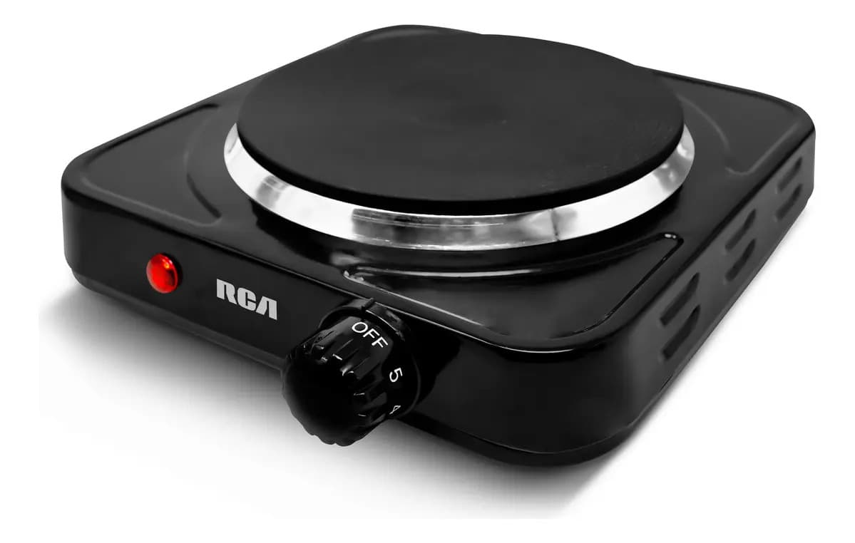 Rca Parrilla Electrica De Espiral Rc1000n Cocina Hogar Color Negro