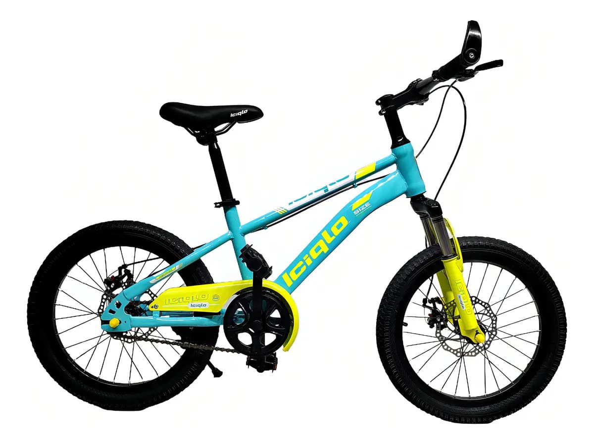 Bicicleta Infantil Alemine R18 Aqua Freno Disco Rodado 18 Acero