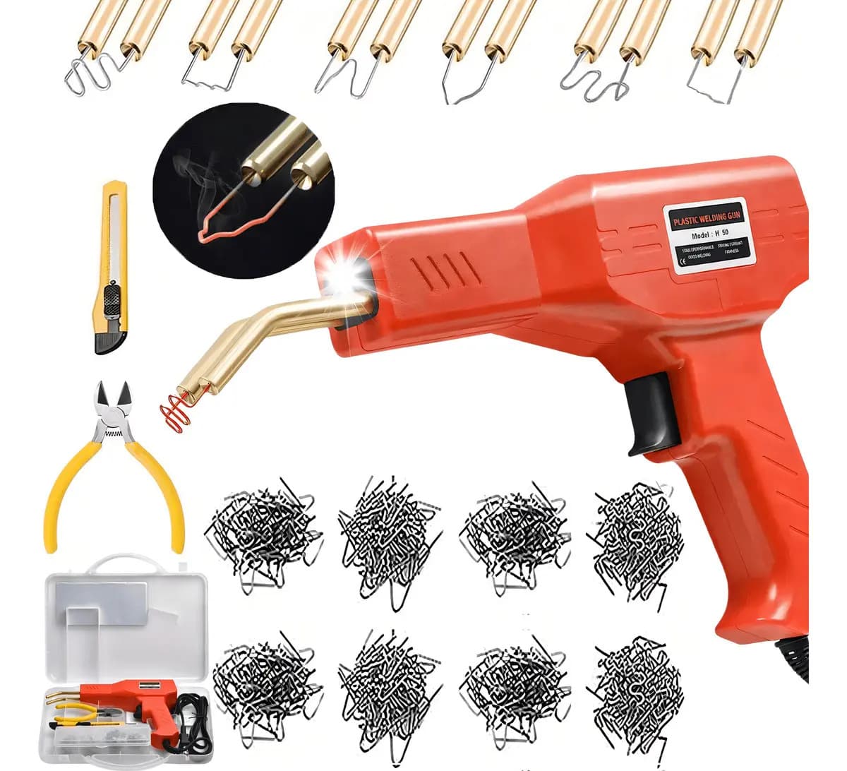 98155 Kit De Soldadura De Plástico Para Reparación De Auto 150w