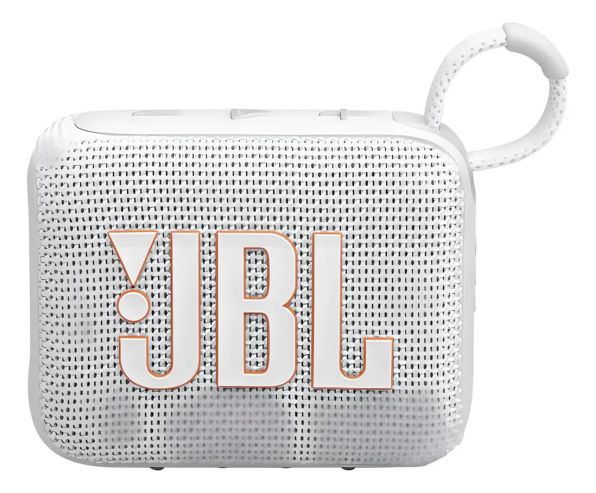 Parlante Jbl Go 4 Portátil Bluetooth Waterproof Color Blanco