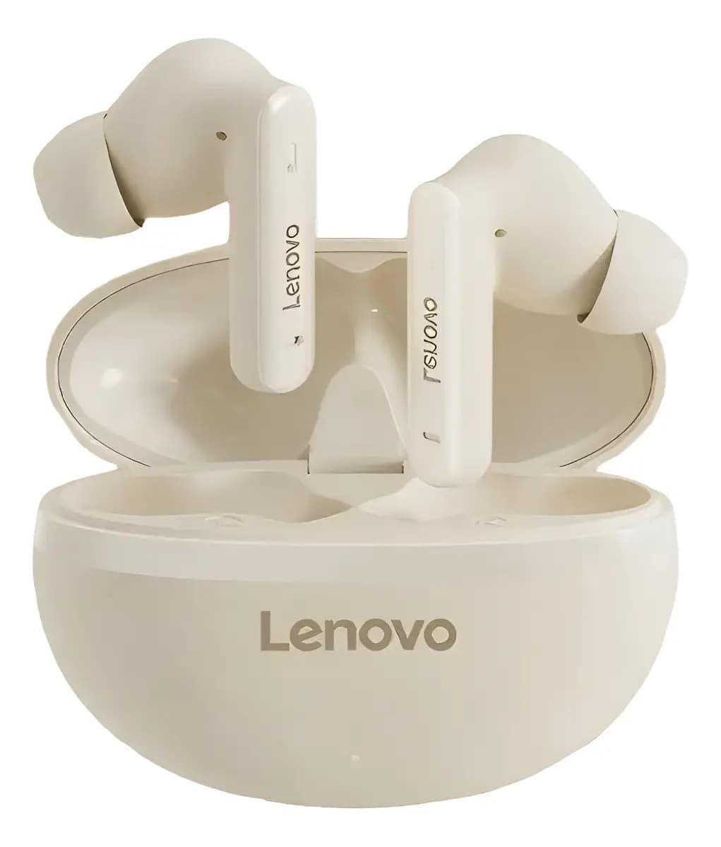 Auriculares gamer inalámbricos Lenovo Audífonos TWS EA210 Blanco