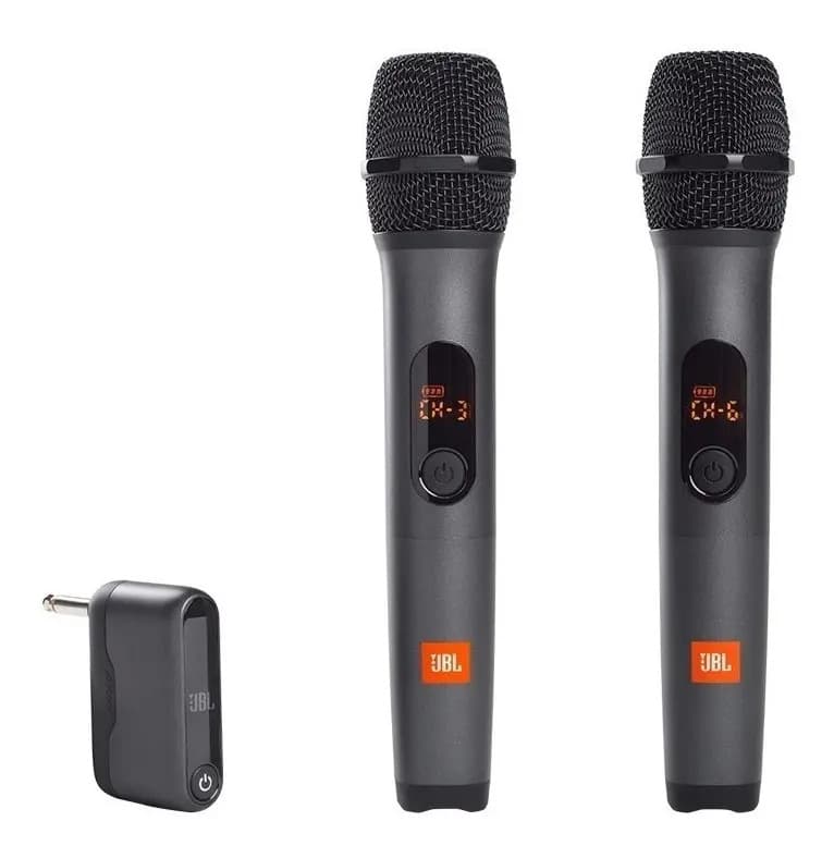Micrófonos Jbl Micbr2 Inalámbrico Dual-Channel Cardioide Negro