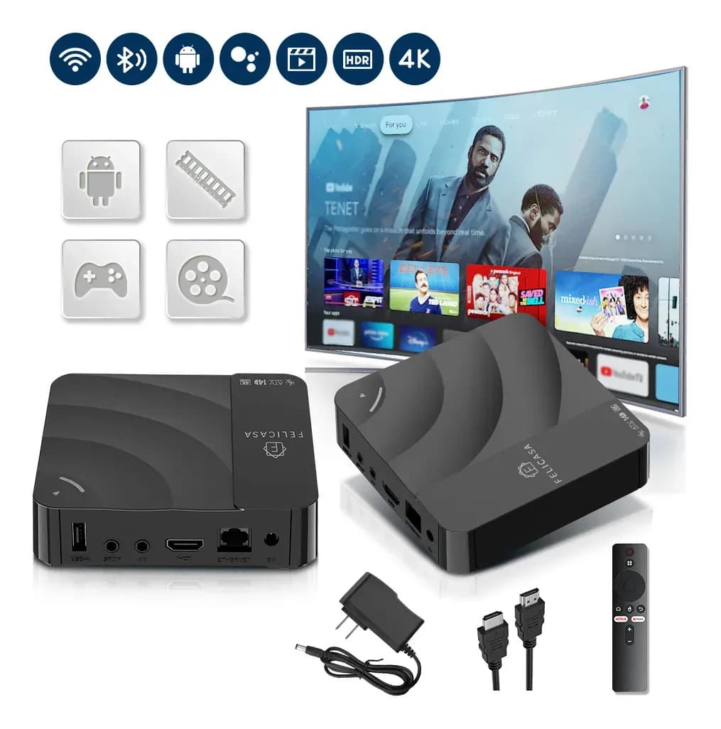 Internet Streaming Tv Box Android 13.0 8k 4+32gb