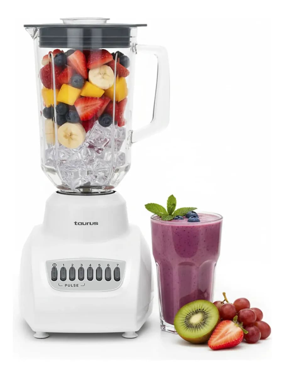 Licuadora Taurus Gaudí 750W Vidrio 2.1L 7 Velocidades