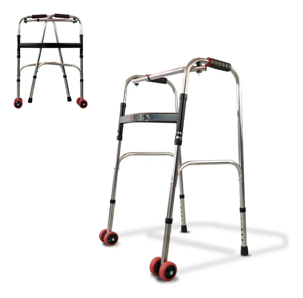 Andadera Ortopédica Todostore Plegable Aluminio Ruedas Altura Ajustable