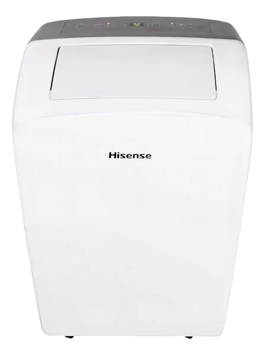 Aire Acondicionado Portátil HISENSE AP12CWN2 Capacidad de Enfriamiento de 12,000 BTU/h y Refrigerante Ecológico R32 Alto Rendimiento con Bajo Consumo Energético Color Blanco