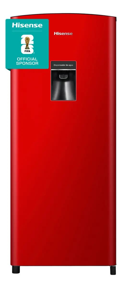 Hisense Refrigerador Capacidad 7 Pies, Despachador De Agua, Deshielo Semiautomático, Parrillas De Cristal Templado, Mod. Rr63d6wrx1