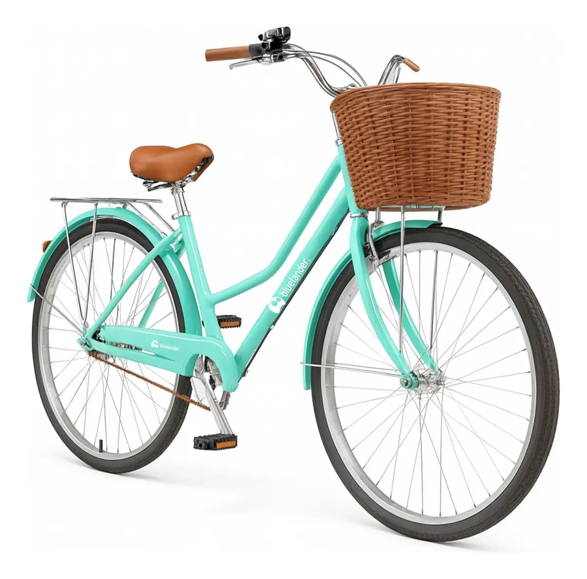 Bicicleta Urbana De Paseo R26 Doble Freno Vintage Canastilla
