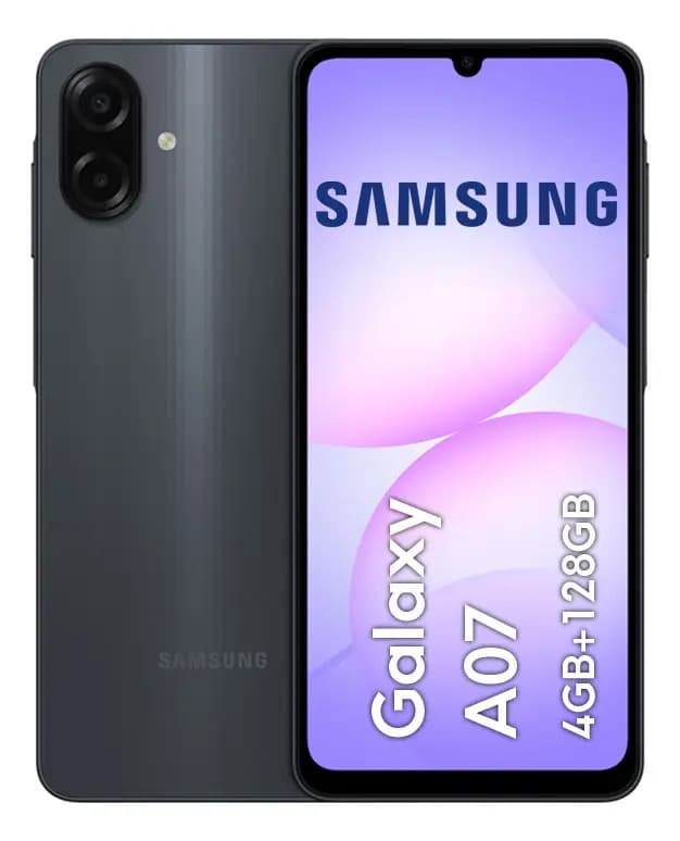 Samsung Galaxy A07 Lte 6.7 128gb 4gb Ram Cámara 50mpx - Black