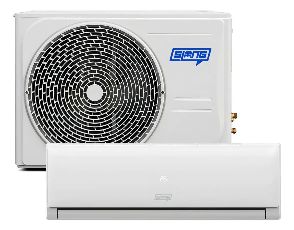 Minisplit Aire Acondicionado Solo Frio SLANG 18,000 BTU 1.5 Toneladas 220V Blanco