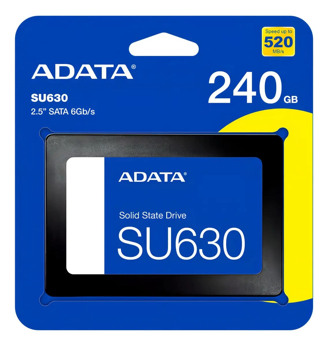Hd Ssd 240 GB 2.5 Sata 3 6gb/s 520mb/s 450mb/s Adata Su630 Negro