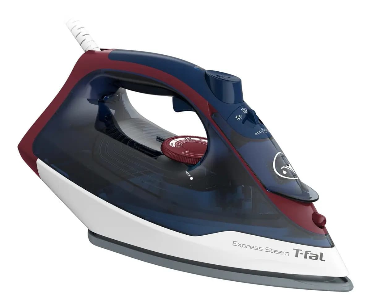 Plancha de Vapor Navy Express Steam Suela de Cerámica True Ceramic Glide Tfal Fv2833x0