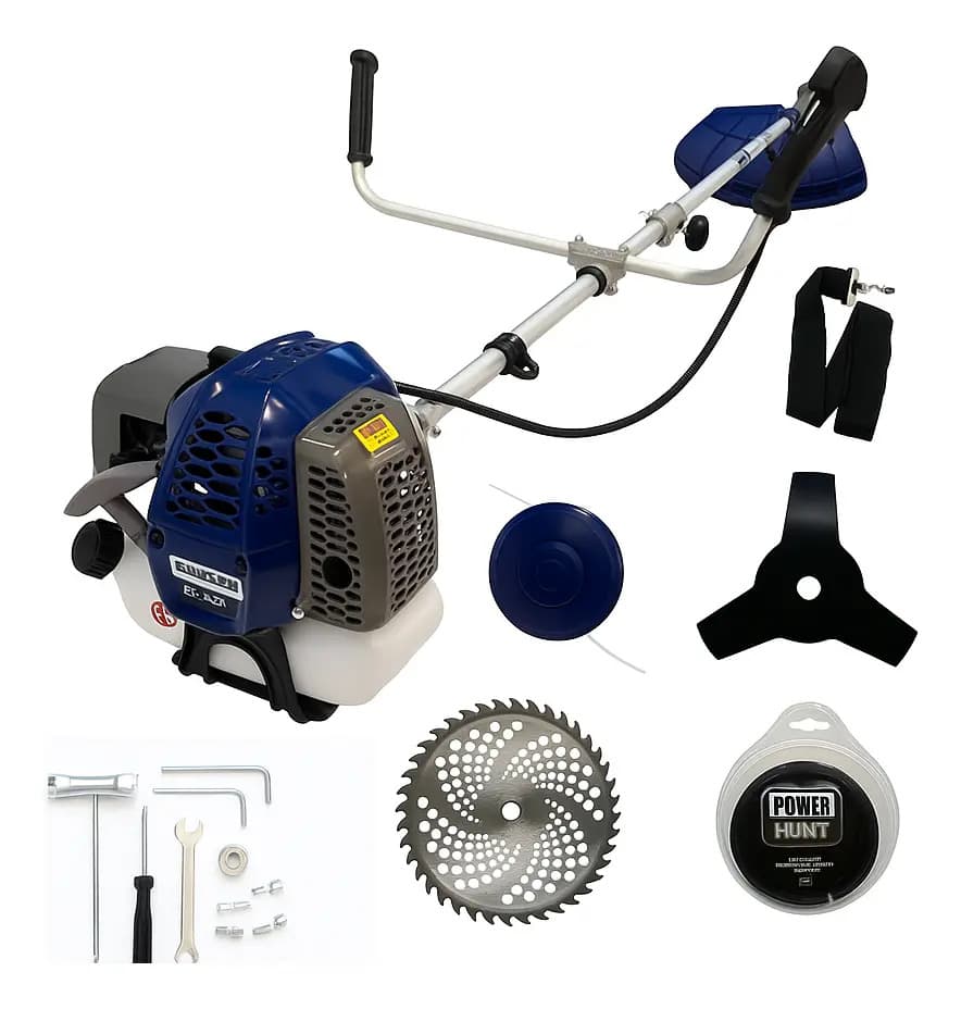 Desbrozadora Desmalezadora A Gasolina 52cc Power Hunt 2.5hp incluye accesorios y hilo de 15 metros