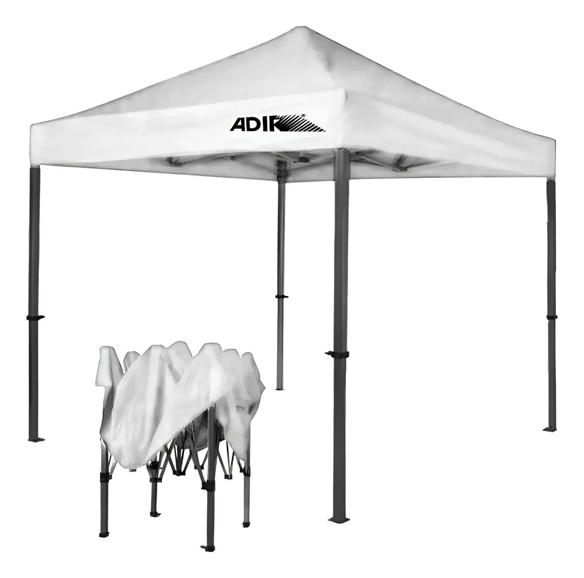 Carpa Toldo Plegable 3 X 3 Metros Reforzado Impermeable Blan Blanco
