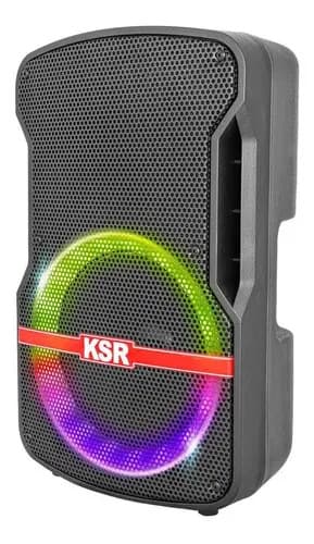 Bafle Bocina 8 Kaiser Ksr Luz Neon Msa-7908nd. Bluetooth,mic Negro