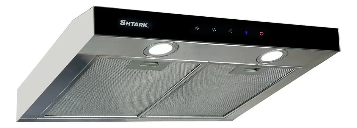 Campana De Cocina Extractora Purificadora Acero Inoxidable Plateado