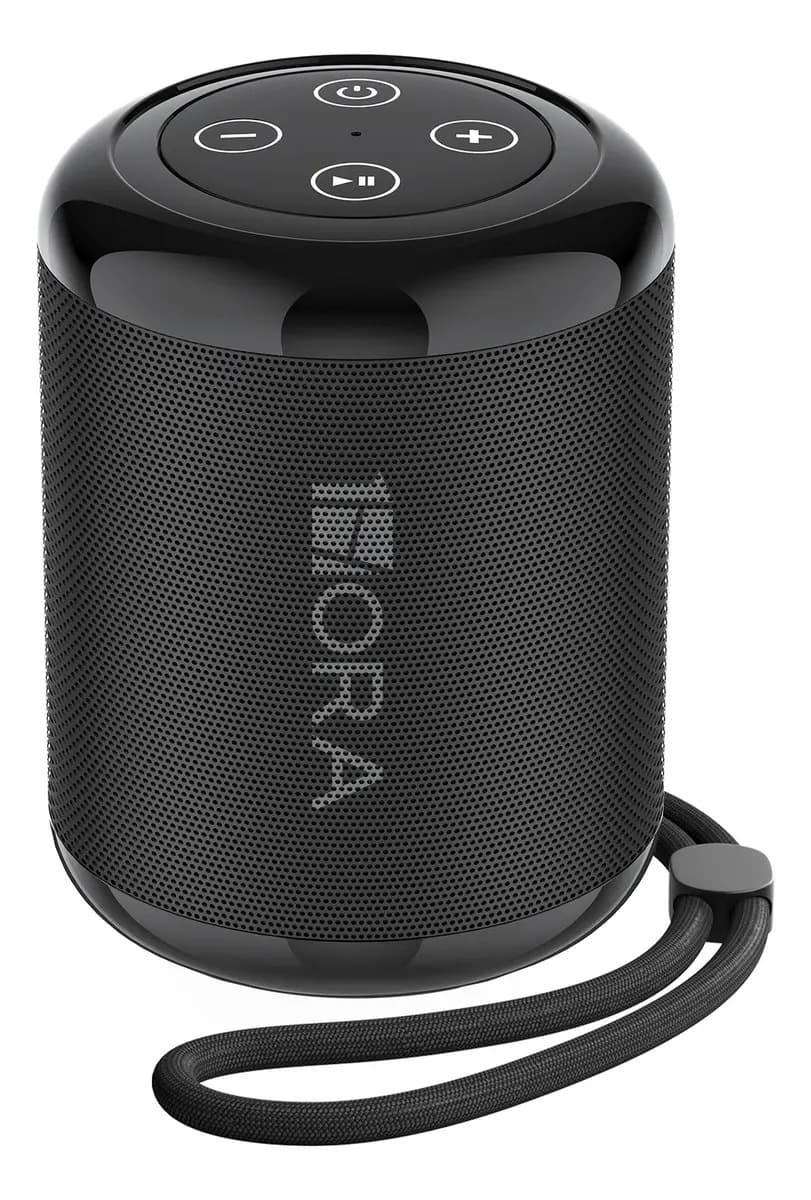 Bocina Portátil 1Hora Bluetooth con Radio FM y Sonido 360