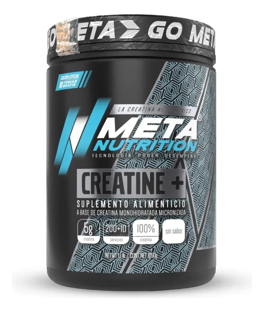 Creatina Meta Nutrition Monohidratada 1050 Gr 210 Servicios Sabor Sin sabor