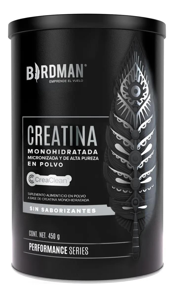 Birdman Creatina Monohidratada En Polvo | Alta Pureza | Sin Sabor | 90 Servicios 450g | Pre Entreno Mujer Hombre
