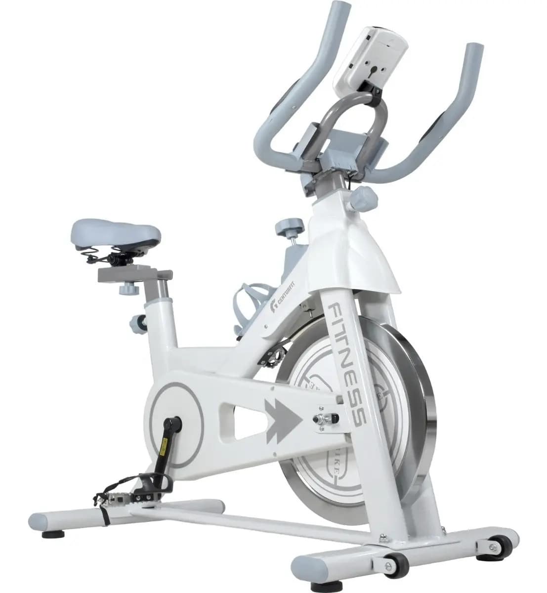 Bicicleta Fija Spinning 11 Kg Soporta 150 Kg Pantalla LCD Ajuste de 5 Niveles en Asiento y Manubrio Pedales con Correas Bici Estatica Ideal para Rutina de Cardio en el Hogar Gym Gimnasio