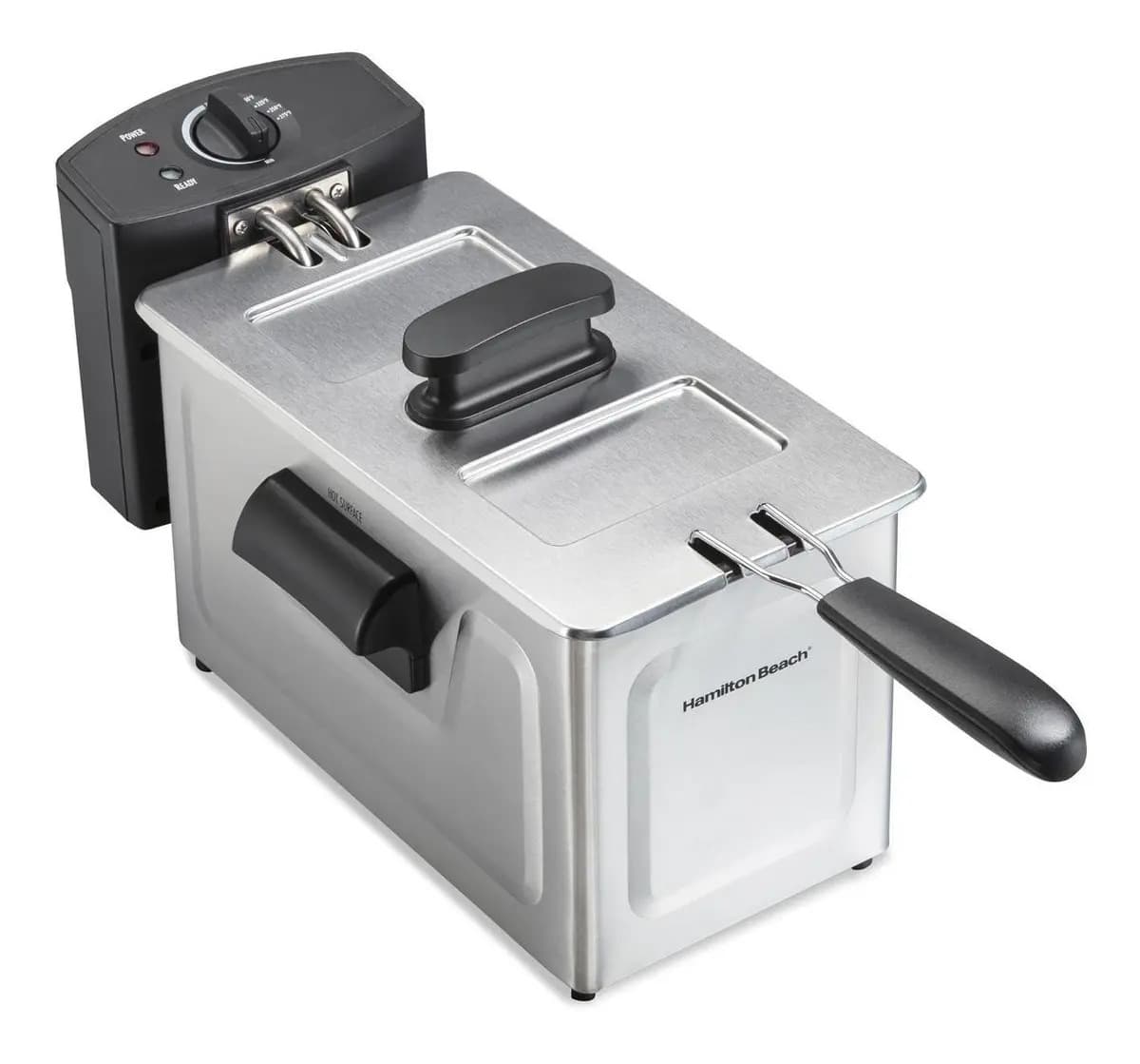 Freidora Hamilton Beach 35032 3L acero inoxidable 60 Hz