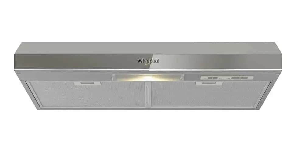 Campana extractora purificadora de cocina Whirlpool WH7610S ac. inox. empotrable 76cm x 12.5cm x 47.8cm gris