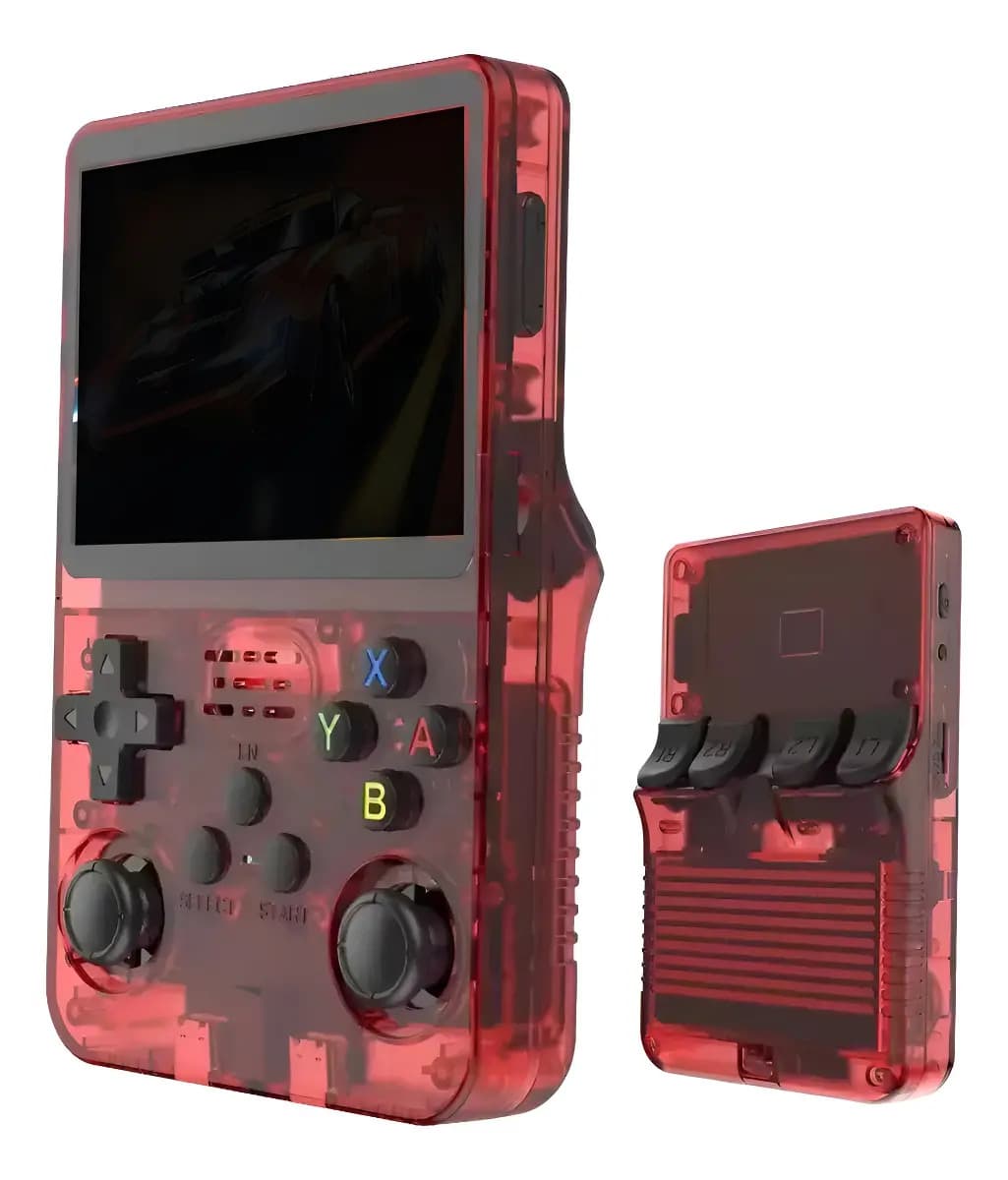 Consola Portátil R36-s 64gb Edición 2024 Cargador Color Rojo
