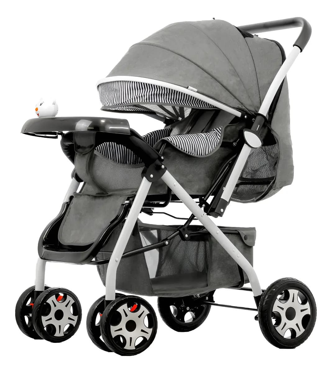 Carriola Para Bebé Musical Plegable Ligera Ultra Premium Color Gris Oscuro Unyotons 1 2022