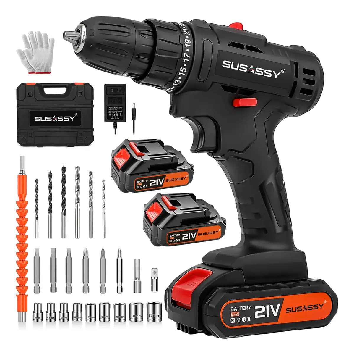 Taladro Destornillador Inalambrico 2 En 1 Taladro Electrico 2 Bateria Con Caja 2 Velocidades Variables Con 29 Accesorios Taladros Multiusos Para Mejoras En El Hogar Y Proyectos De Bricolaje