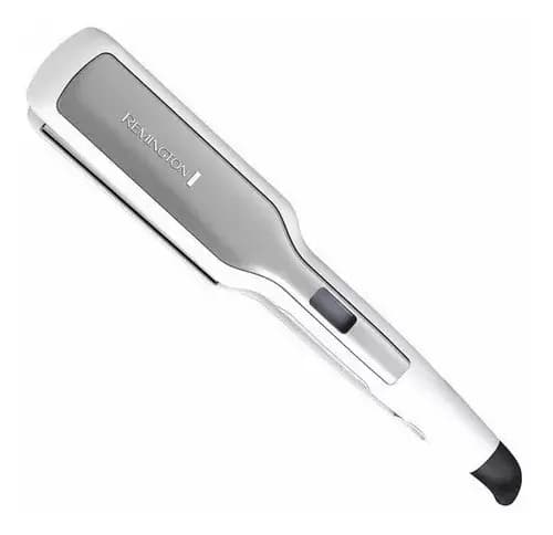Plancha de cabello Remington S5520 Ceramica Anti-static color blanca