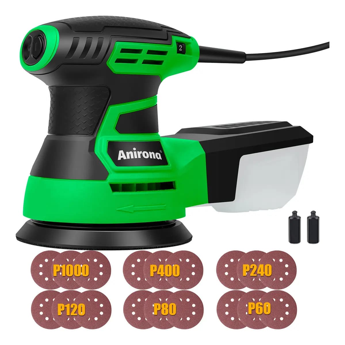 Lijadora Roto Orbital 5'' De 13000 Opm 450w Anirona