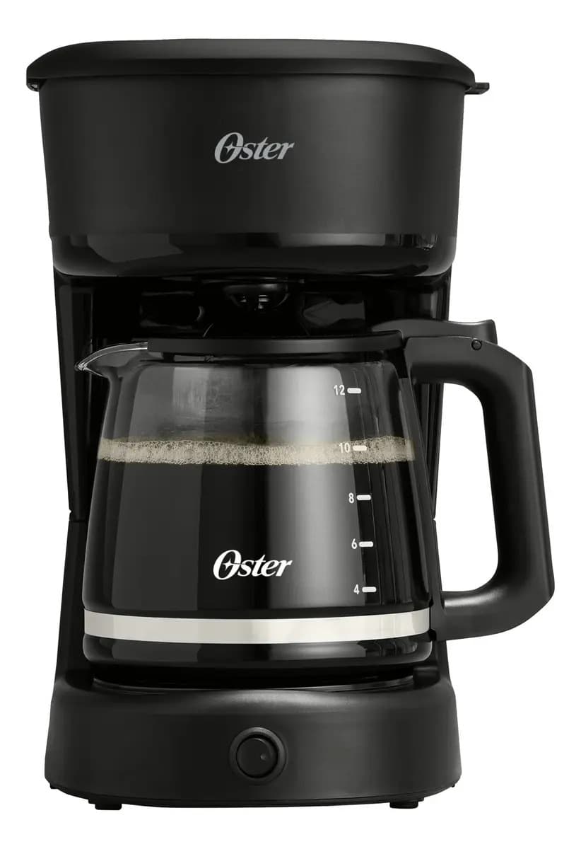 Cafetera Oster, 12 Tazas, Con Filtro, Negro, Bvstdcs121b Color Negro