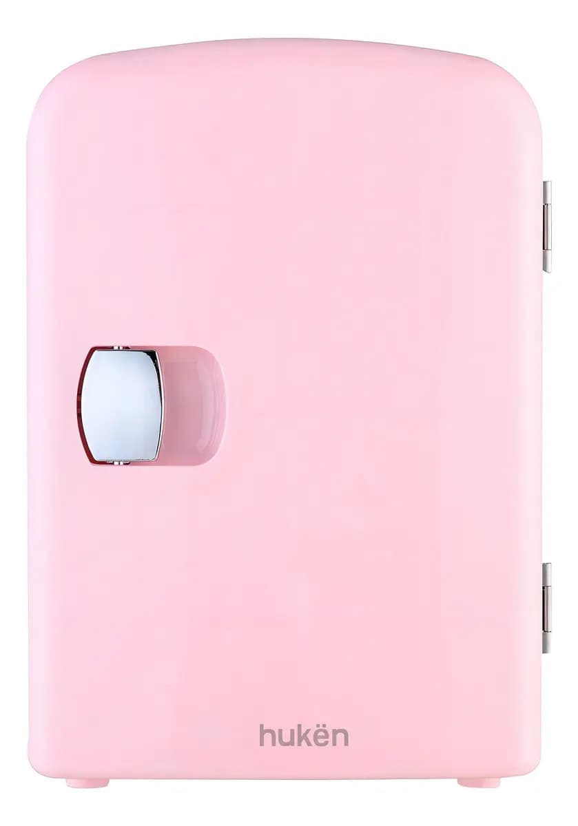Mini Refrigerador Rosa Skincare 4l 6 Latas Hukën Rosa Pálido
