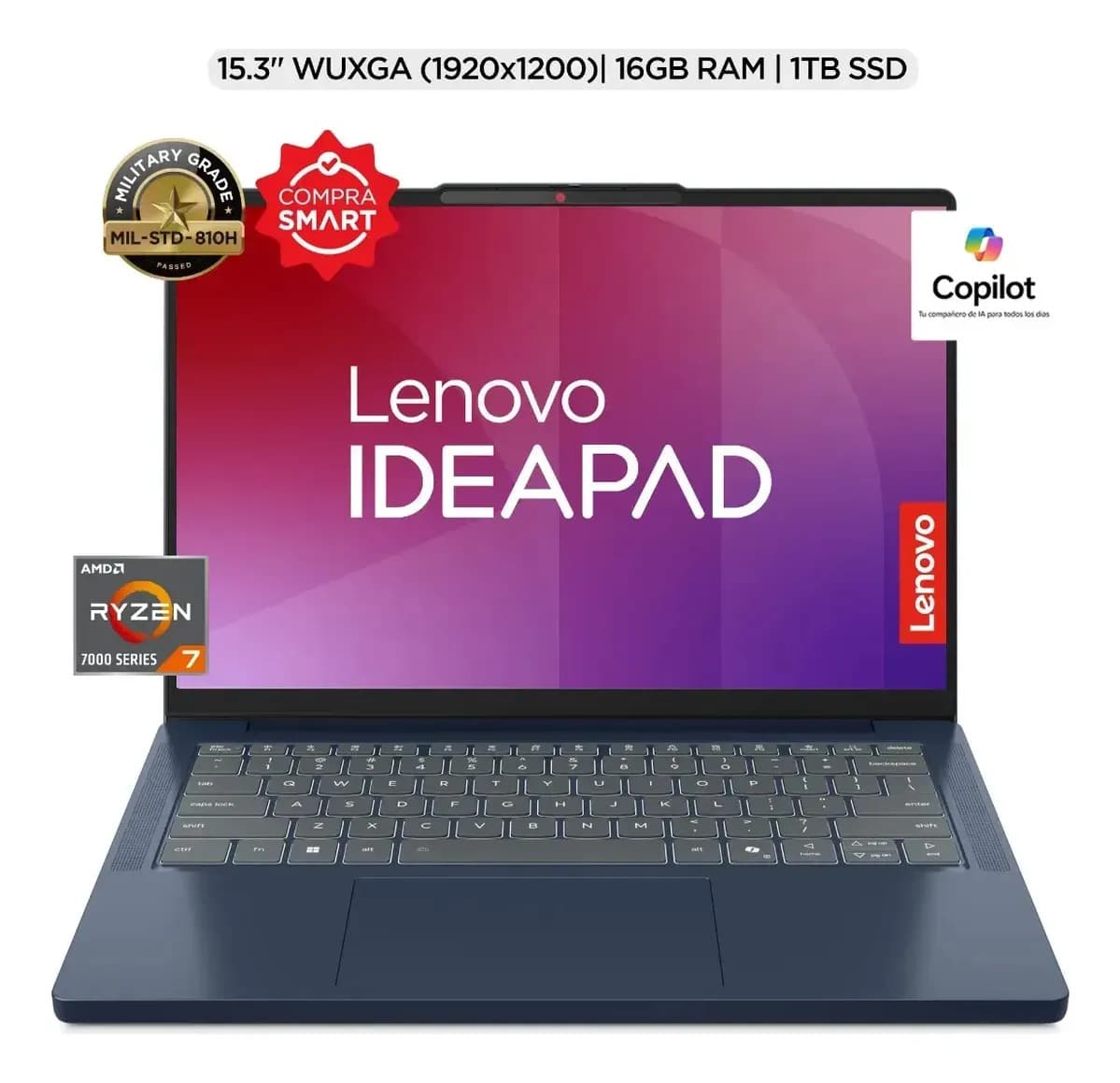 Laptop Lenovo 15.3 Ideapad Slim 3 15ARP10 16GB RAM SSD 1TB