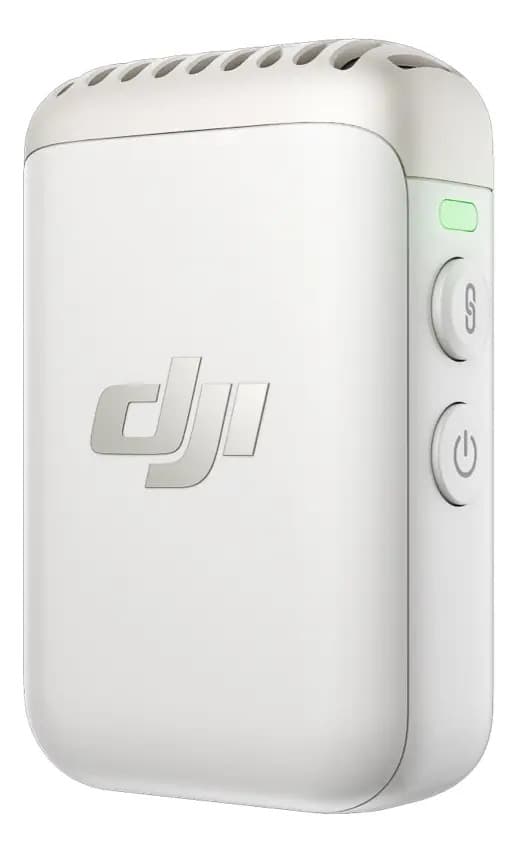 DJI Mic 2 Transmisor Inalámbrico con cancelación de Ruido Inteligente, 14 Horas grabación Interna, 6 Horas batería, fijación magnética, Bluetooth