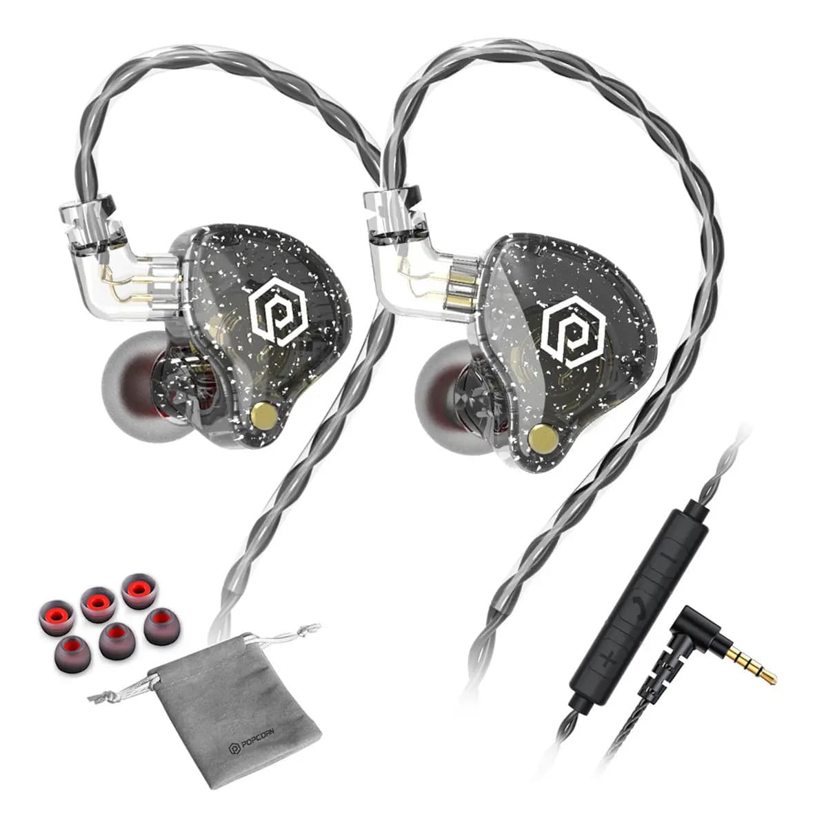 Audífonos Gamer Popcorn Bass X8 Pro In-Ear con Micrófono para PS5 y Xbox