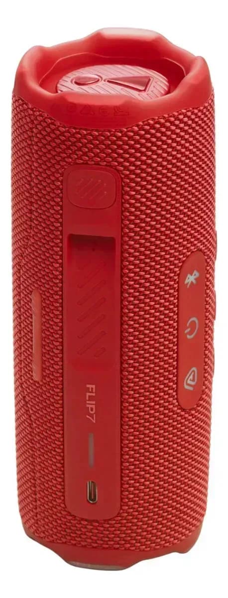 Parlante Bluetooth JBL Flip7 Rojo A Prueba Agua Larga Batería