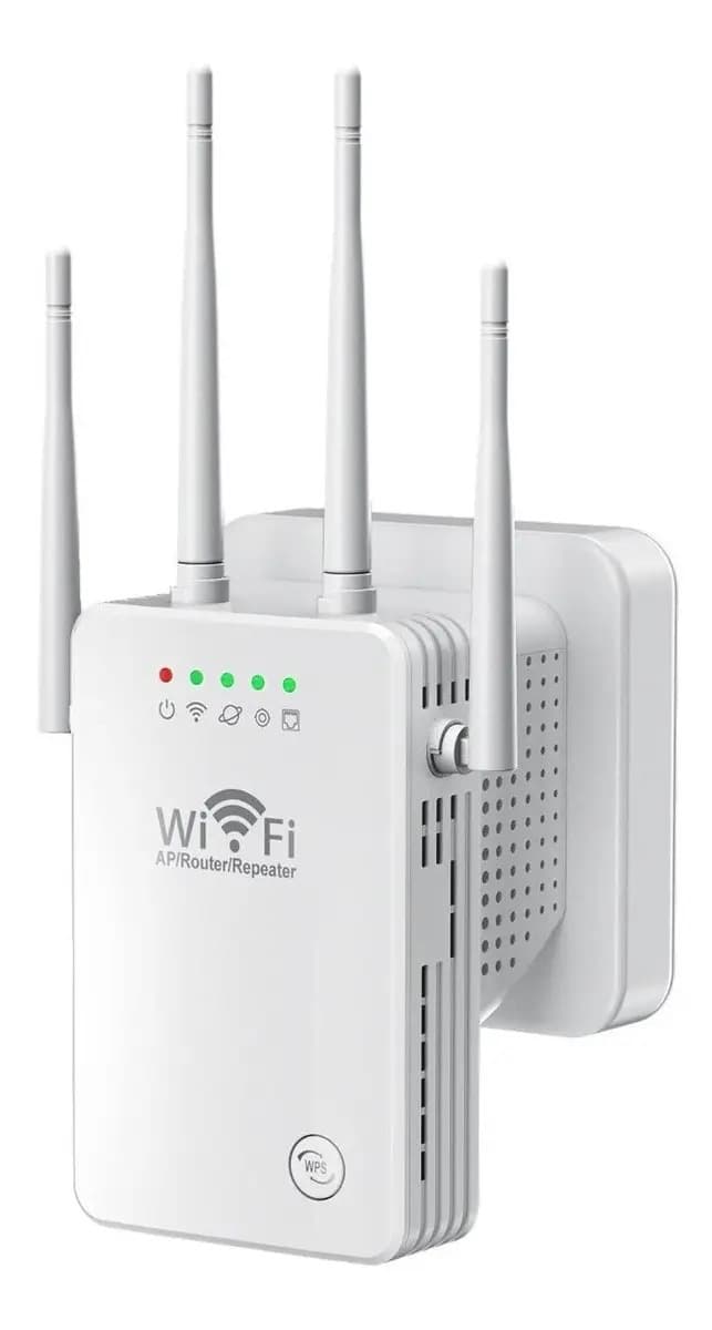 Repetidor WiFi Rooftop Wr300M Inalámbrico de 2.4 GHz con 4 Antenas Externas