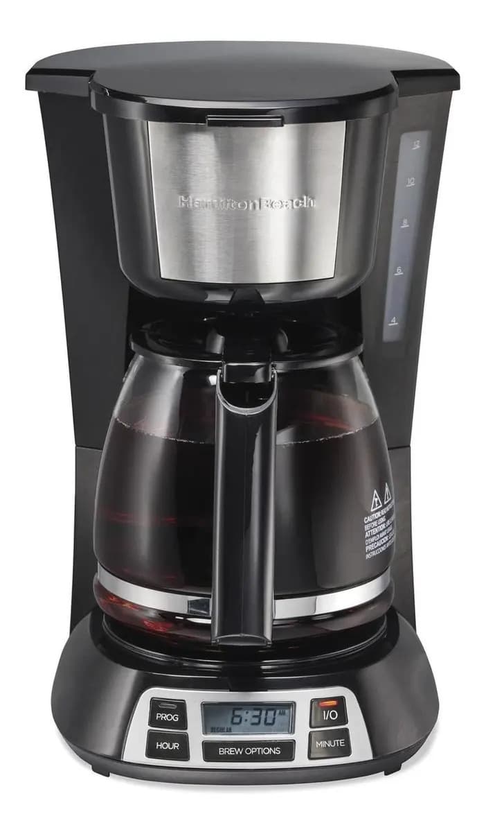 Cafetera Hamilton Beach 49630 Programable 12 Tazas 900w Negr Color Negro