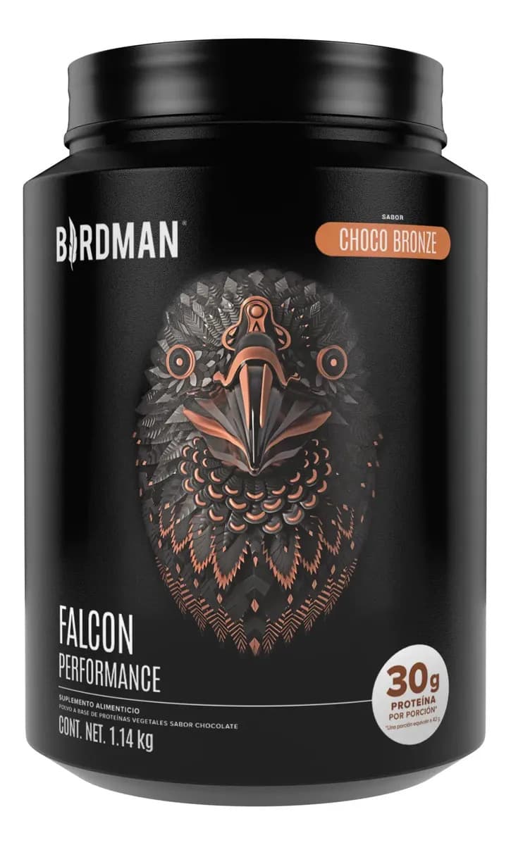 Birdman Falcon Performance Proteina Vegetal Premium 1.140 Kg Sabor Choco bronze