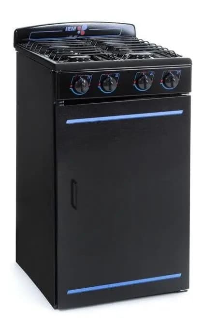 Estufa Iem De Piso 20 Pig5101nn0 Color Negro