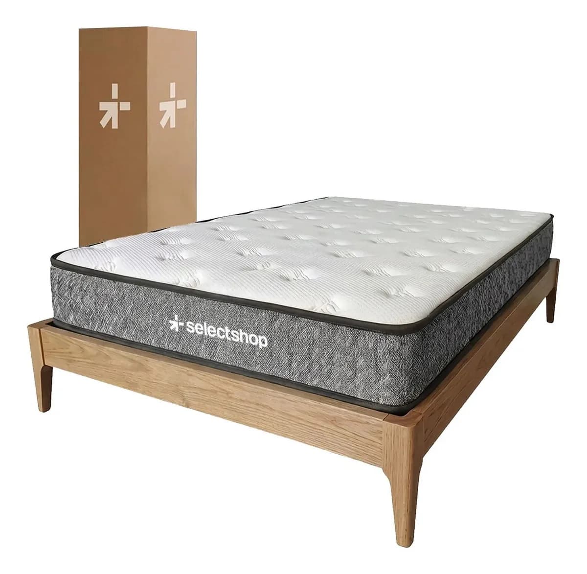 Colchón Memory Foam Queen Comfort Ergonómico Acolchonado