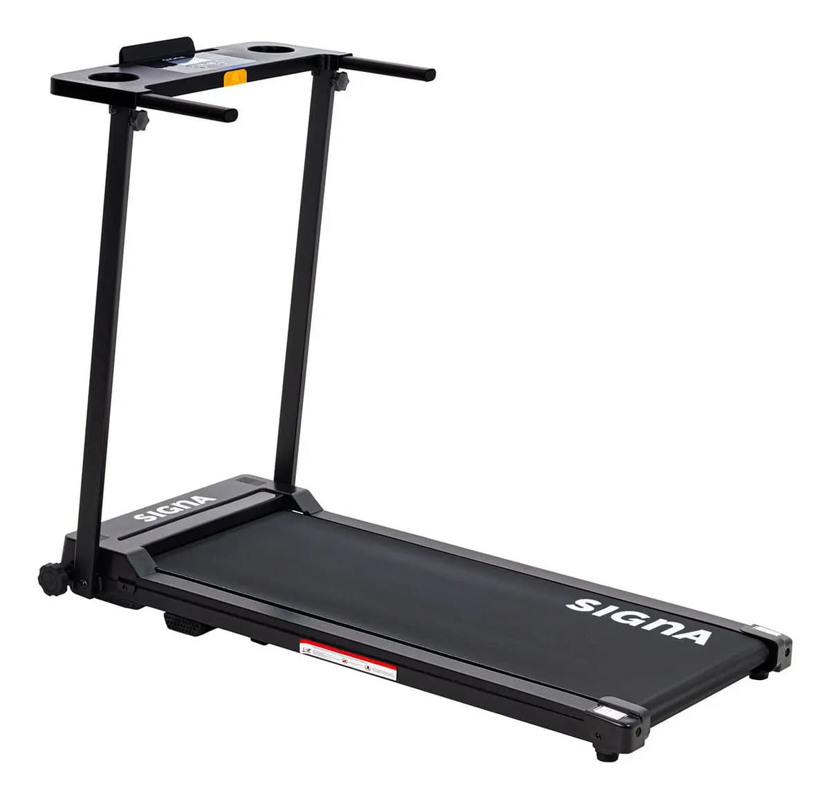 Caminadora Eléctrica Plegable Portátil Pantalla Lcd 2hp 12km Color Negro