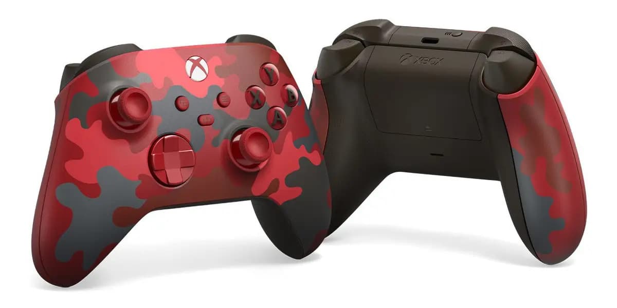 Control Xbox Wireless Daystrike Camo Special Ed Rojo