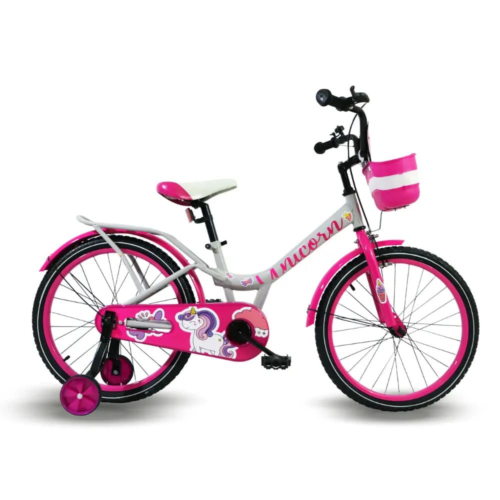 Bicicleta Infantil Rodada 20 Terrafit Minerva Color Rosa Para Niña Con Canastilla, Salpicaderas, Frenos Seguros Y Cuadro Resistente Perfecta Para Paseos Y Aprender A Montar 7 A 10 Años